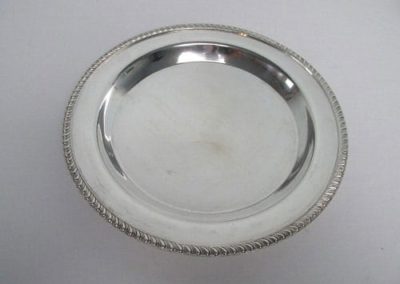 13″ Silver Round Tray