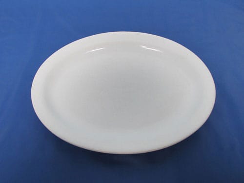 13"x10" White Oval Platter