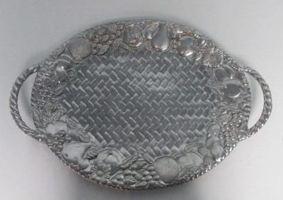 19″x15″ Stainless Oval Fruit Tray