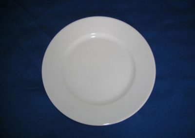 7″ Traditional White Plate