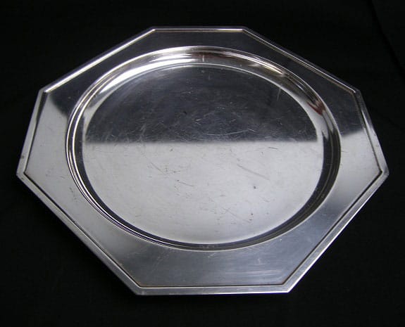 11" Octagonal Silver Platter